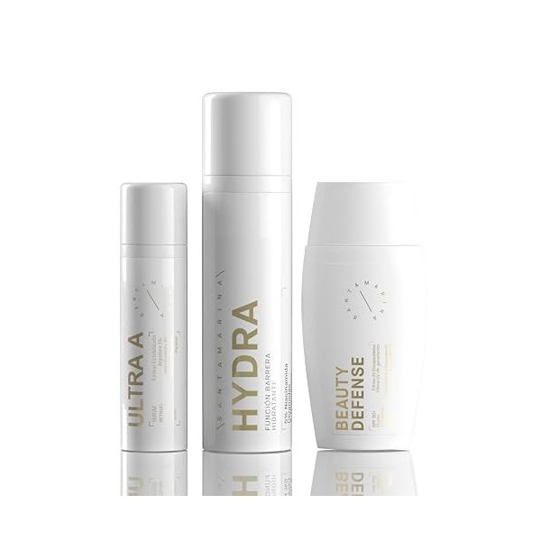 STARTER | Sérum Visage Pur Rétinol 0.2 Nuit - Acide Hyaluronique et Niacinamide Hydratant Acide Hyaluronique - SPF 50+ Crème ...