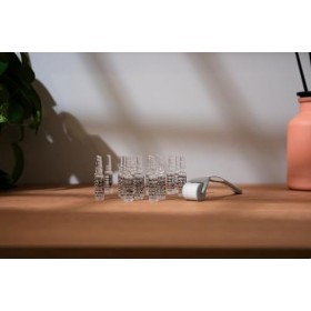 Dermaroller HC902 Lot de 162 ampoules à lacide hyaluronique + kit pour le Original Dermaroller, 162 Véritables clous micromé