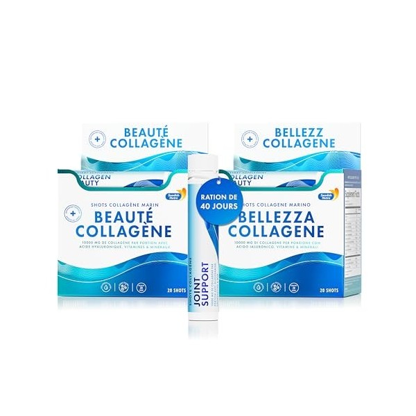 Swedish Nutra - Complément liquide de collagène marin hydrolysé 10 000 mg - 3 x 500 ml 1 500 ml 60 jours dapprovisionnemen Ac...
