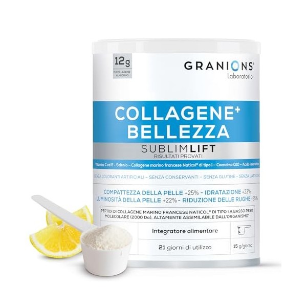 Trio Anti Age & Out -GRANIONS - SERUM 30mL + CREME DE JOUR 50mL + COLLAGENE +BEAUTE SUBLIMLIFT CITRON 315 MG - Collagene mari...