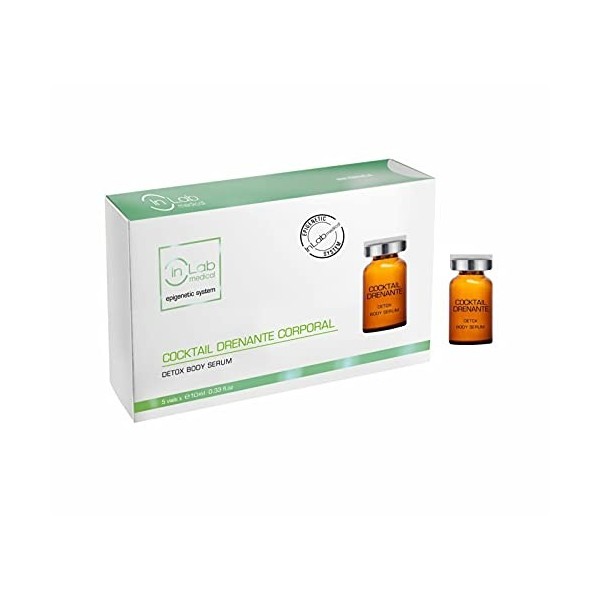 InLab CoCKTAIL Drainant Corporal. 5 flacons x 10 ml.