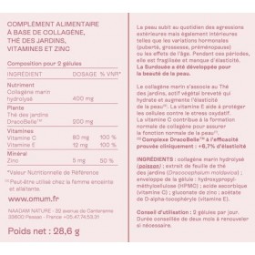 OMUM - La Surdouée - Complément Alimentaire au collagène marin - Elasticité, hydratation beauté de la peau - Compatible gross...