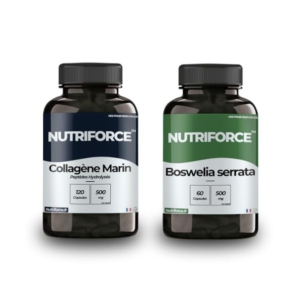 Pack Articulations – Collagène Marin + Boswellia Serrata – 180 Gélules – Mobilité et Confort Naturel