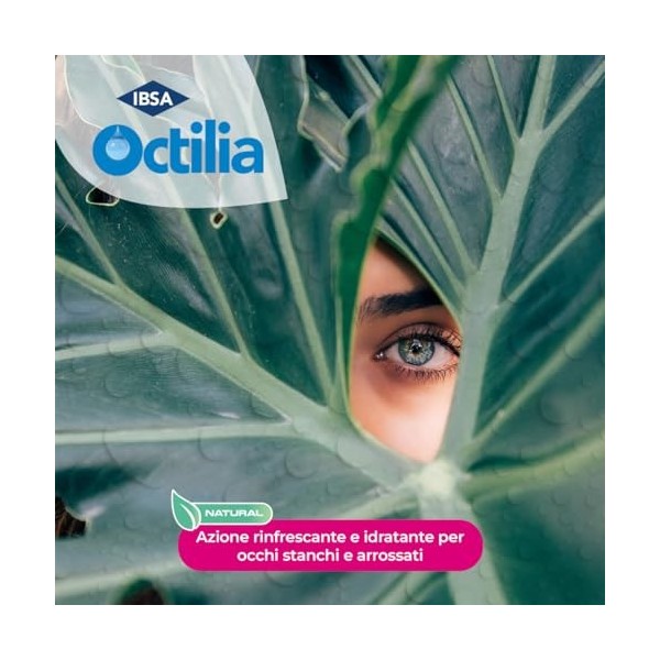 Octilia Natural Gouttes Oculaires Acide Hyaluronique Gouttes Yeux Eau Distillée De Bleuet Et Camomille Gouttes Pour Yeux Irri