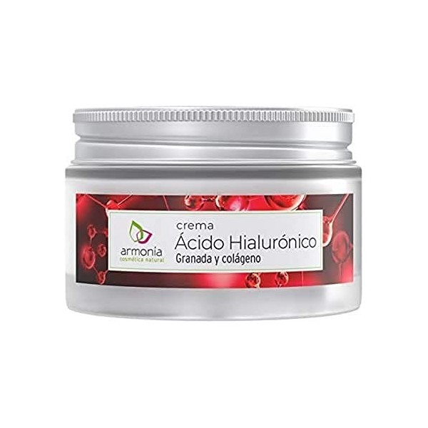 ARMONIA CREMA ACIDO HIALURONICO granada 50ml. – soutient un mode de vie actif en cas d’usage régulier, complément alimentaire