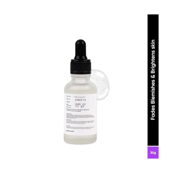 Underated Salicylic Acid 2% + Tranexamic Acid 2% Face Serum | Lightweight Formula with Mushroom Extract | Helps Reduce Acne M