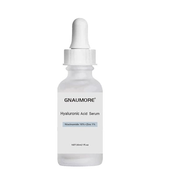 Sérum à Lacide Hyaluronique Niacinamide,Serum Acide Hyaluronique Visage,Acide Hyaluronique Serum,Sérum pour le Visage Acide 