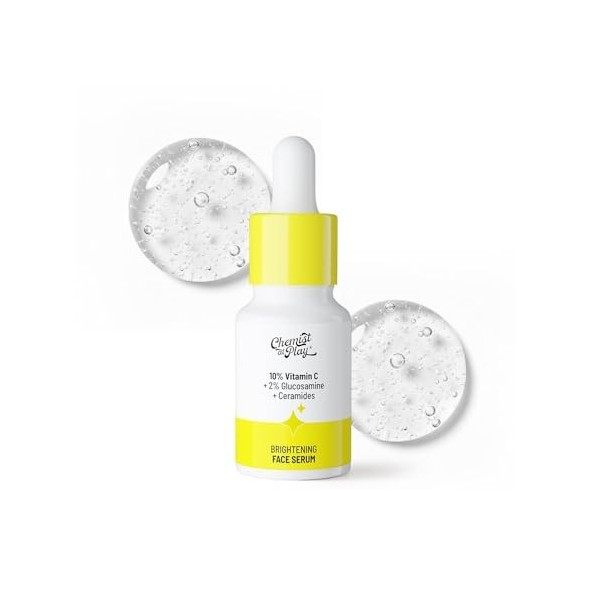 Chemist At Play Sérum visage 10 % vitamine C | Brightens & Gives Glow | Fades Dark Spots | Traitez lhyperpigmentation | Prod