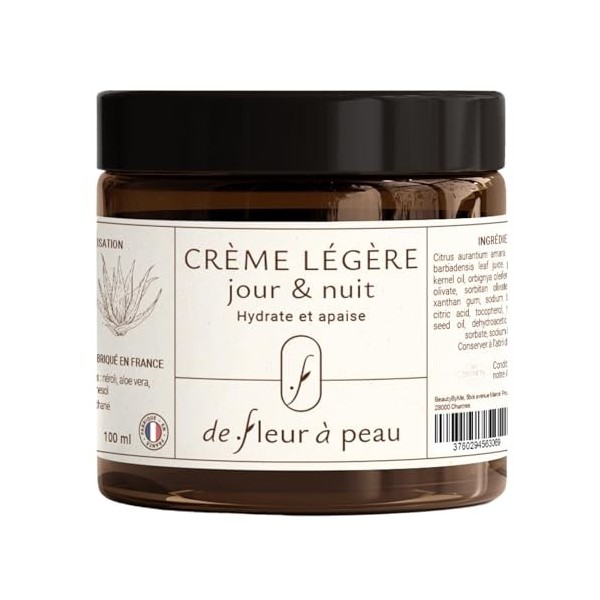 De Fleur à Peau - Sérum hydratant et anti-âge - Acide Hyaluronique et Coenzyme Q10 - Antioxydant | Ingrédients purs - 30 ml A...