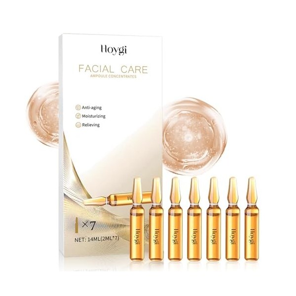 Microneedling Serum,Hyaluronic Aqua Solution Ampoule,Microneedling visage,Hyaluronic Acid Ampoule Sérum Concentré,soin hydrat...