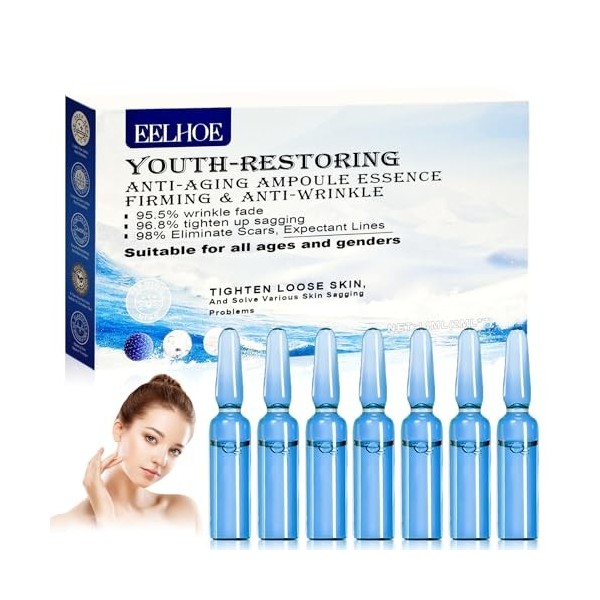 Microneedling Serum,Hyaluronic Aqua Solution Ampoule,Microneedling visage,Hyaluronic Acid Ampoule Sérum Concentré,soin hydrat...