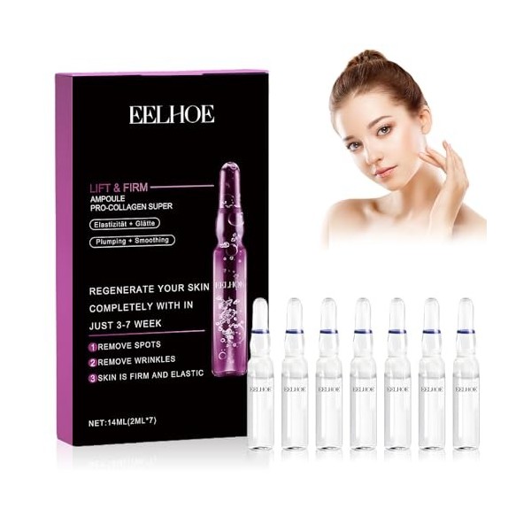 Microneedling Serum,Hyaluronic Aqua Solution Ampoule,Microneedling visage,Hyaluronic Acid Ampoule Sérum Concentré,soin hydrat...