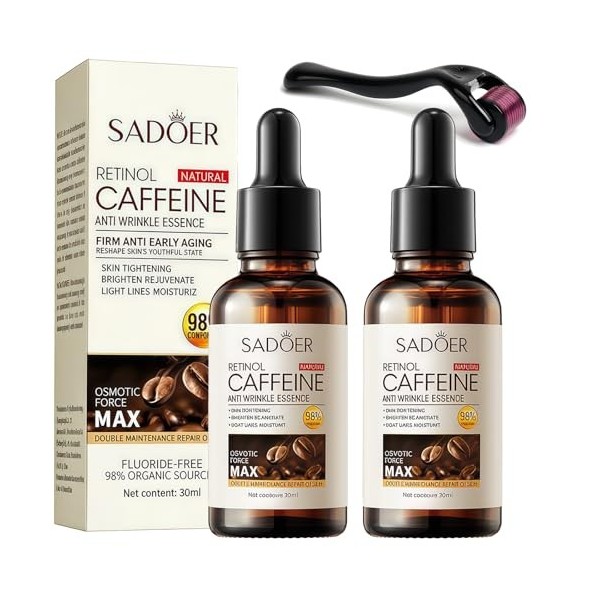 SéRum Retinol Hautement Dosé Pour Microneedling, 30ml Acide Hyaluronique SéRum Visage, Anti-Rides,Lisse, Hydratant, Non Gras 