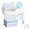 WAWJ® Sérum Visage Anti-Rides & Anti-Âge - 3% Acide Hyaluronique Pur - Serum Visage Hydratant, 30 Flacons Monodoses, Hydratat