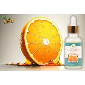 Siero alla vitamina C VED | Il miglior siero antietà e antirughe | con Vitamina E e Acido Ialuronico 30ml