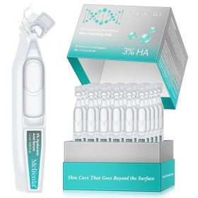 Sérum à lacide hyaluronique à 3 % - Sérum hyaluronique hautement dosé et acide hyaluronique pour le visage - Anti-âge, soin 