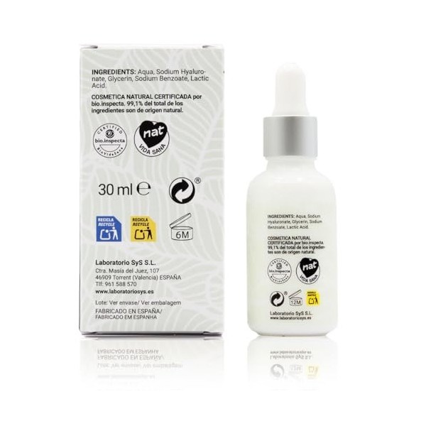 Labnatur Acide hyaluronique liquide 30 ml Bio 1 unité 300 g