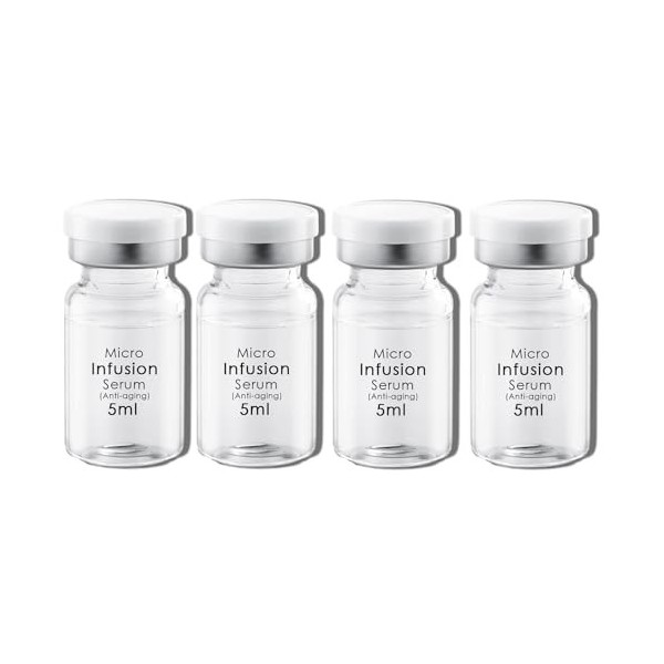 Sérum Anti-Âge 5ml – Ampoules Avancées à l’Acide Hyaluronique pour Hydrater la Peau, Lisser les Rides, Solution Tout-en-Un Mi...