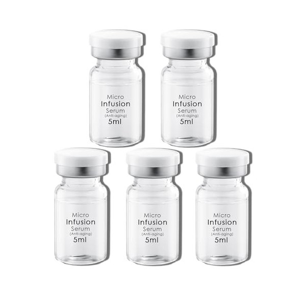 Sérum Anti-Âge 5ml – Ampoules Avancées à l’Acide Hyaluronique pour Hydrater la Peau, Lisser les Rides, Solution Tout-en-Un Mi...