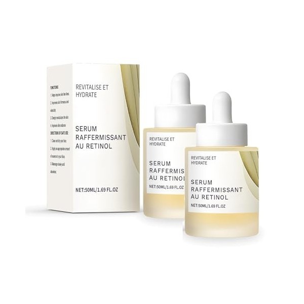 Retinol 0.2 Boosting Shot Ampoule - Sérum au rétinol pour le visage avec acide hyaluronique et centella - Sérum visage raffer...