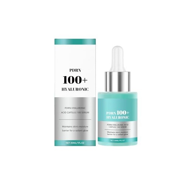 Sérum en capsules dacide hyaluronique 100 g - Sérum hydratant anti-âge pour le visage à lacide hyaluronique pour les ridule A...