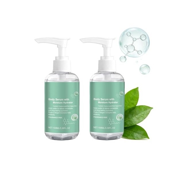 Hyaluronic Acid Serum for Body, Sérum à lacide Hyaluronique pour le Corps, Sérum Hydratant pour Peaux Sèches, Hydratant Quot ...