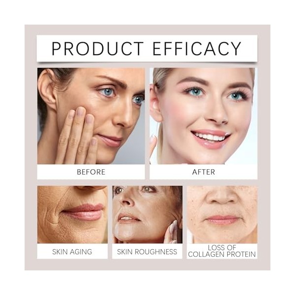 Glutathion Sérum éclaircissant à lacide hyaluronique aide à réduire les taches brunes, à équilibrer le teint et les ridules, ...