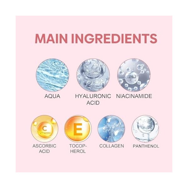 3 PCS Skin Vitamin Serum, 5 in 1 Anti Wrinkle Firming Serums, Full Face and Body, Wrinkle Lifting and Firming Essence, Nouris