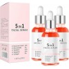 Finones Skin Vitamin Serum, 5 in 1 Anti Wrinkle Firming Serum, Full Face and Body Serums,Nourishing and Hydrating, Lifting an...