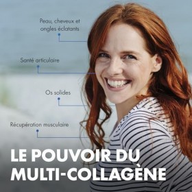 Incite Nutrition Multi Collagene Poudre au Chocolat 400 g. Source de Collagène Types 1, 2, 3 et 5. Complément Utile pour la P...