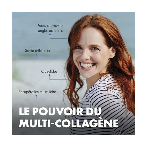 Incite Nutrition Multi Collagene Poudre au Chocolat 400 g. Source de Collagène Types 1, 2, 3 et 5. Complément Utile pour la P...