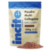 Incite Nutrition Multi Collagene Poudre au Chocolat 400 g. Source de Collagène Types 1, 2, 3 et 5. Complément Utile pour la P...