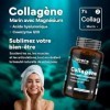 Collagène Marin Hydrolysé avec Magnésium Acide Hyaluronique Coenzyme Q10 – 120 Gélules – Peau Os Articulations – Vitamines A 