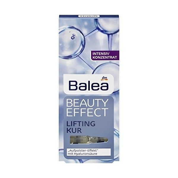 Balea Beauty Ampoules Lifting pour traitement à lacide hyaluronique 7 x 1 ml