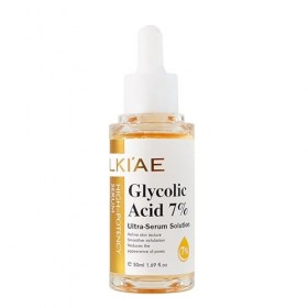 LKIAE Glycolic Acid 7% Ultra-Serum-Solution, Brightening, Moisturizing, Reduce Dark Spots, Refne Skin Texture For All Skin Ty...