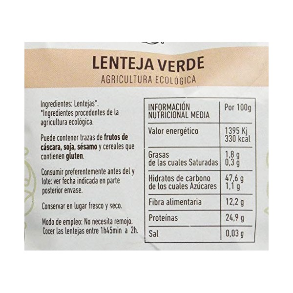 Eco-Salim Lentilles Vert