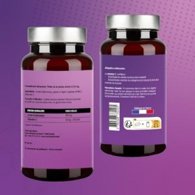 Acide Hyaluronique, Haute Concentration 200 mg, Vitamine C, 60 Gélules, VINDI NUTRITY, Fabriqué en France