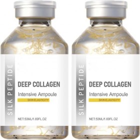 Peptides Soie Ampoule Lifting Intensive Lifting Bulbe, Sérum de peptide de collagène pour le visage, sérum facial pour femme,...