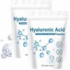 HyaluronIc Acid Powder,100g Water-Soluble Smoothing,HYaluronIc Acid Powder for Skincare,Water-Soluble for Skin Moisture, Skin...