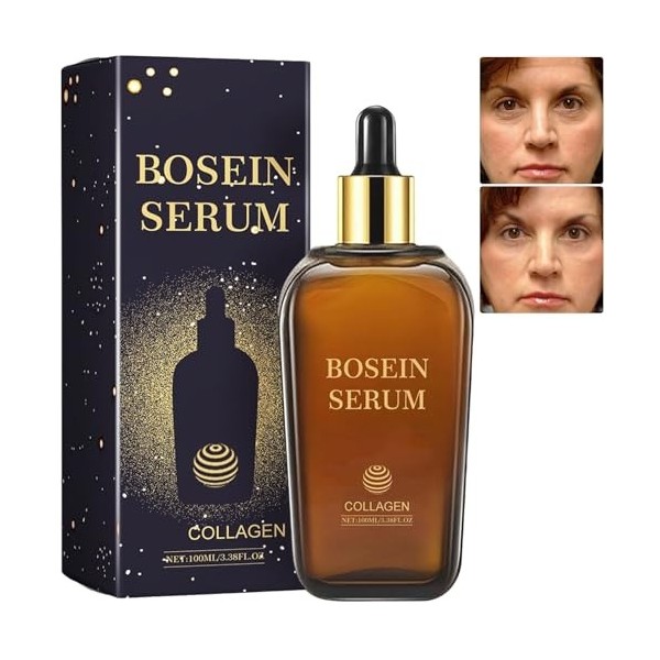 Essence résistante aux rides Boswellia 100 ml, lait dessence anti-rides au collagène Bosein, sérum visage anti-âge à lacide