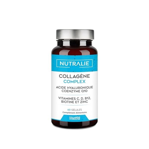 Collagène Hydrolysé + Vitamines dans 60 Gélules | NUTRALIE