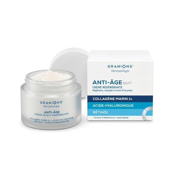 GRANIONS COLLAGENE MARIN | Collagene et Acide Hyaluronique - Collagene marin + Acide Hyaluronique + Niacinamide + Ceramides -...