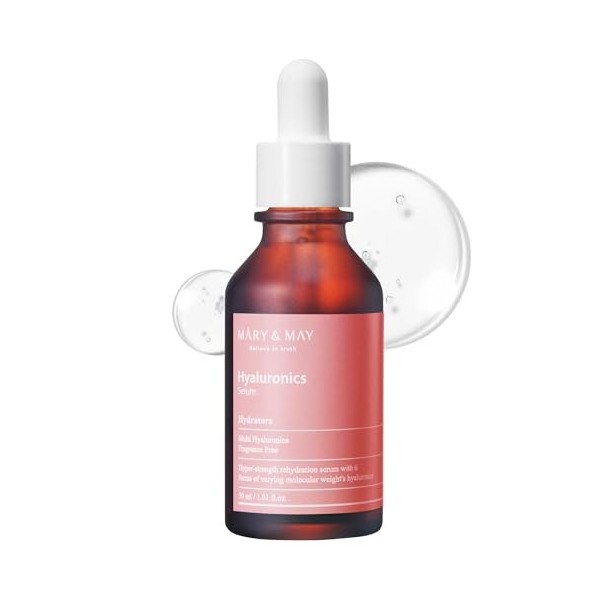 MARY & MAY Hyaluronics Sérum 30 ml Acide hyaluronique