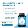 Collagène Marin Type 1&3, 1000mg |Bas poids moléculaire, haute absorption | Peptides Marins Hydrolysés | Avec Vitamine C | Pe