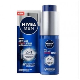 NIVEA MEN Anti-Age Power Sérum Anti Taches 30ml Sérum Visage pour Homme Anti Rides et Taches Sérum Visage à lacide hyaluroni