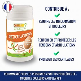 Complément Articulations avec Acide Hyaluronique, Collagène Ovomet®, Chondroïtine, Vit C - Protège les Cartilages - Etudes Ce