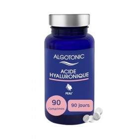 Algotonic - Acide Hyaluronique + Collagène Marin - 90 Comprimés - Cure de 90 jours - Hydratation et Fermeté de la Peau - Effe...