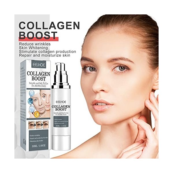 YG LianKai 3 Pcs Eelhoe Collagen Boost Anti-aging Serum Anti Wrinkle Cream Women, Pore Shrink Face Serum Hyaluronic Acid Mois