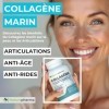 Collagène Marin Hydrolysé + Vitamine C, E, Zinc – Anti-Âge, Peau, Articulations, Cheveux, Ongles – Haute Absorption – Naturop