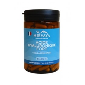 Acide Hyaluronique Fort & Collagène Marin Naticol® – 95 Gélules | Peau, Hydratation, Fermeté | Fabriqué en France | Complémen
